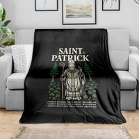 Saint Patrick Breastplate Prayer Throw Blanket Irish Christian Gift