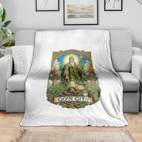 Funny Saint Patrick Go'n Git Snake Throw Blanket St Patricks Day