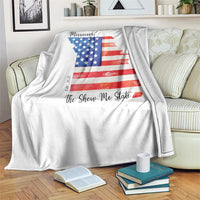 The Show Me State Est 1821 Throw Blanket Proud Missourian Gift