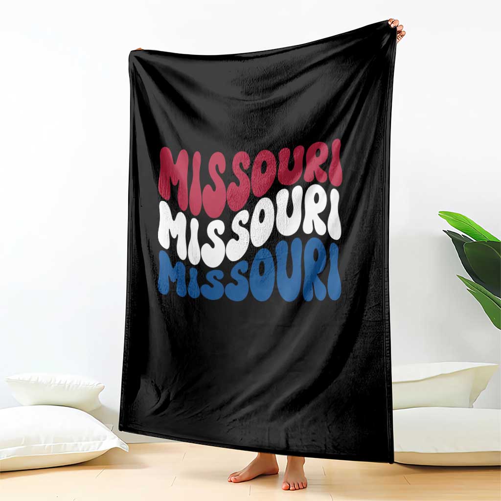 The Show Me State Pride Throw Blanket Gift For Missouri Lovers