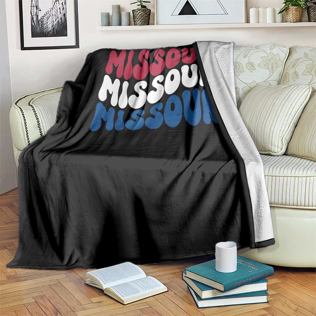 The Show Me State Pride Throw Blanket Gift For Missouri Lovers