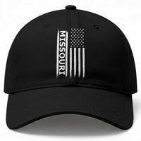 USA Flag Missouri State Pride Baseball Cap Missourian Pride