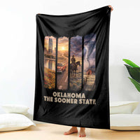 The Sooner State Pride Throw Blanket Gift for Oklahomans