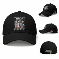 Funny Adult Humor Baseball Cap Throat Goat Meme