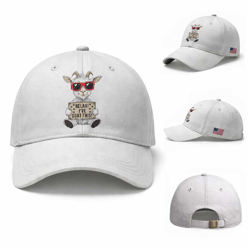 Relax I Have Goat This Baseball Cap Funny Goat Lover Gift