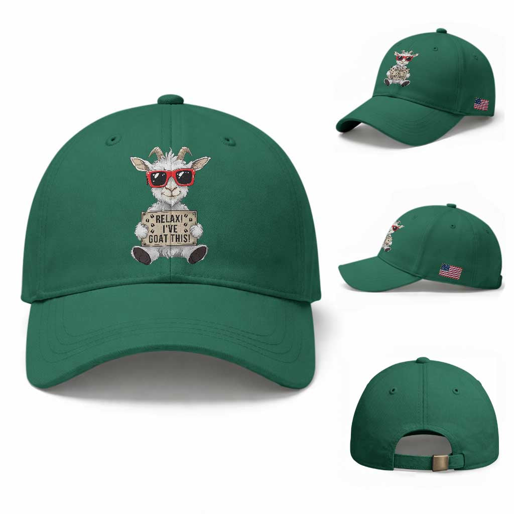 Relax I Have Goat This Baseball Cap Funny Goat Lover Gift
