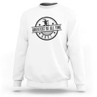 Funny Cool Goat With Sunglasses Sweatshirt Animal Lover Farm Gift