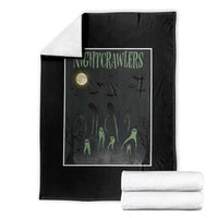 Fresno Nightcrawlers Throw Blanket Gothic Cryptid Horror Fan Gift - Wonder Print Shop