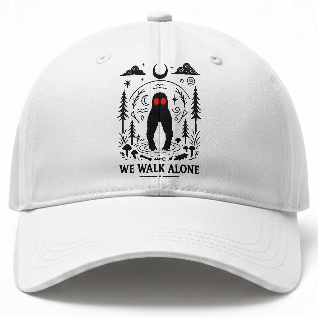 We Walk Alone Fresno Nightcrawler Baseball Cap California Cryptid Hunter
