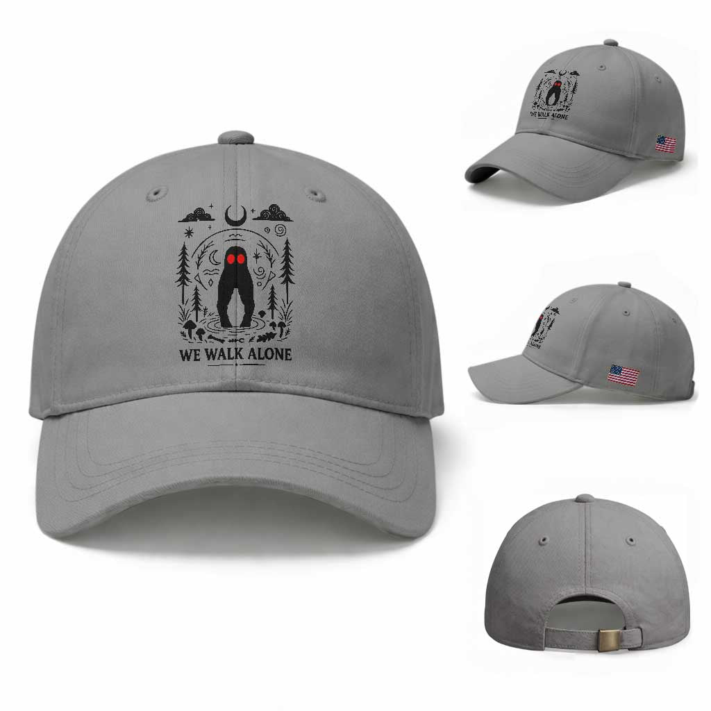 We Walk Alone Fresno Nightcrawler Baseball Cap California Cryptid Hunter