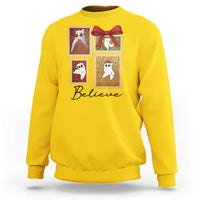 Fresno Nightcrawler Cryptid Christmas Believe Gift Sweatshirt - Wonder Print Shop
