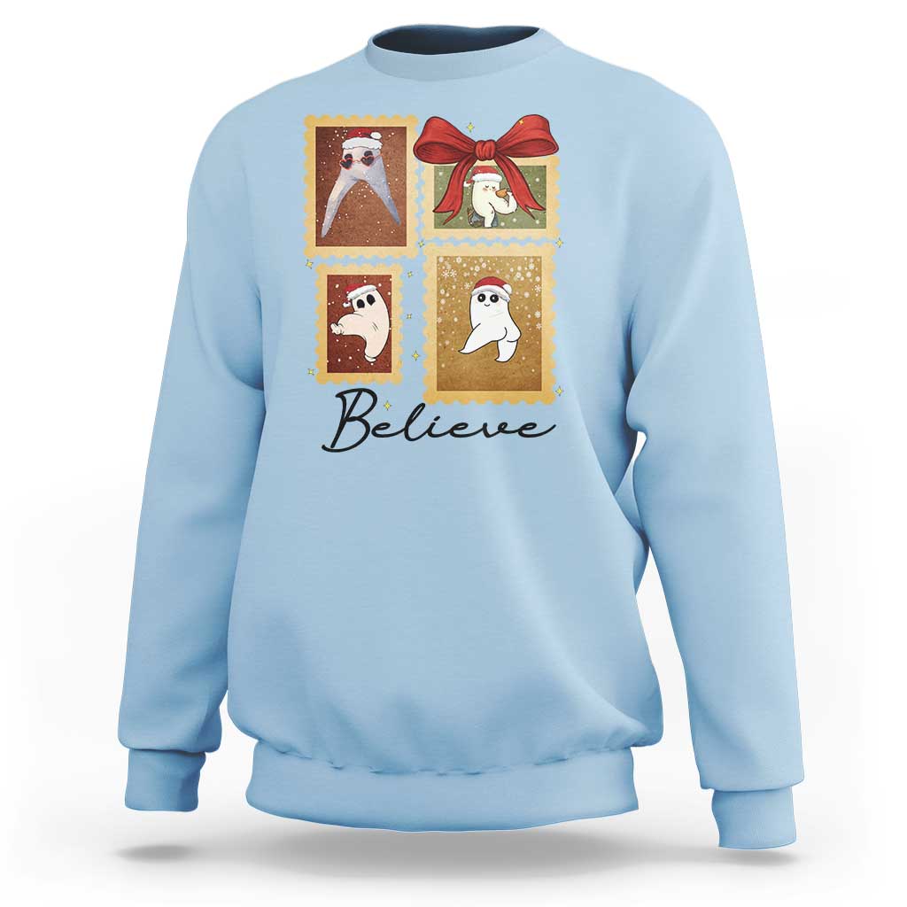 Fresno Nightcrawler Cryptid Christmas Believe Gift Sweatshirt - Wonder Print Shop