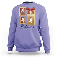 Fresno Nightcrawler Cryptid Christmas Believe Gift Sweatshirt - Wonder Print Shop