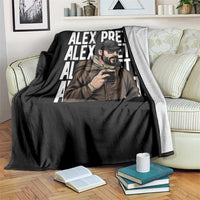 Alex Pretti Throw Blanket Minneapolis Hero Nurse Community Support Gift