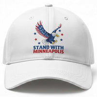 Stand With Minneapolis Baseball Cap American Eagle Protest Gift