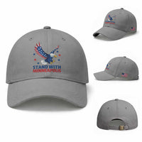 Stand With Minneapolis Baseball Cap American Eagle Protest Gift