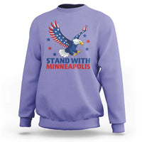 Stand With Minneapolis Sweatshirt American Eagle Protest Gift