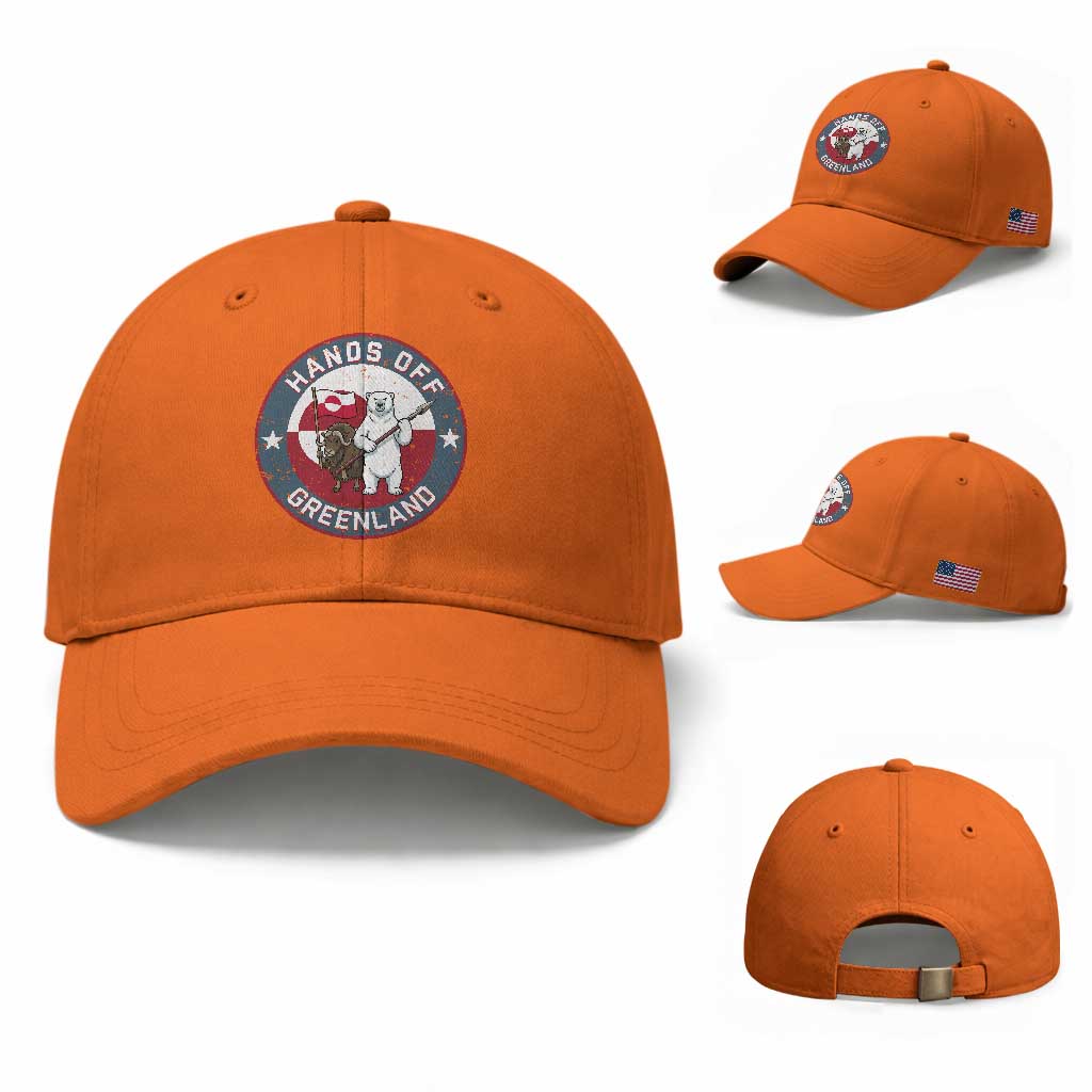 Hands Off Greenland Baseball Cap Anti Authoritarian Political Gag Gift