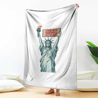 Stand With Minneapolis Throw Blanket Statue Of Liberty Torch Justice Support