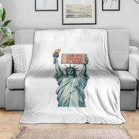 Stand With Minneapolis Throw Blanket Statue Of Liberty Torch Justice Support