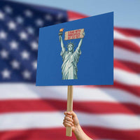 Stand With Minneapolis Protest Sign Statue Of Liberty Torch Justice Support