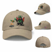 Funny Cryptid Mothman Baseball Cap St Patricks Day Gift