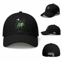 Funny Mothman St Patricks Day Baseball Cap Gift For Cryptid Lovers