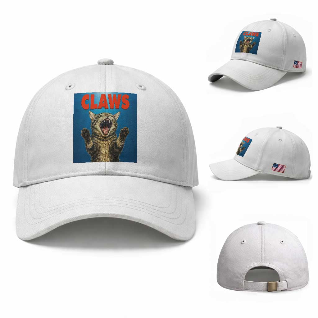 Funny Claws Cat Baseball Cap Horror Movie Parody