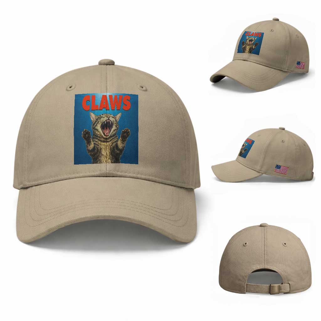 Funny Claws Cat Baseball Cap Horror Movie Parody