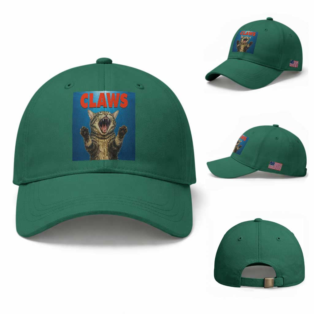 Funny Claws Cat Baseball Cap Horror Movie Parody