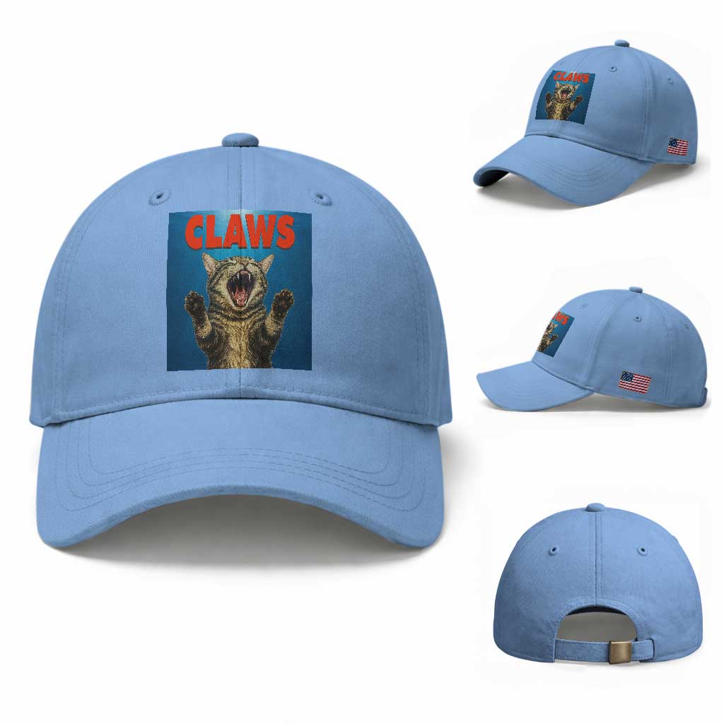Funny Claws Cat Baseball Cap Horror Movie Parody