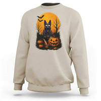 Cool German Shepherd Police Dog Celebrate Halloween Sweatshirt - Wonder Print Shop