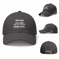 Funny Geopolitical Satire Iran Outta Beer Israel Struggle Baseball Cap