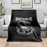 Anti Surveillance Camera Rattlesnake Throw Blanket Dont Flock Me