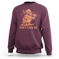Funny Bird Watching Detective Birdwatcher Sweatshirt Dont Flock Me