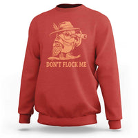 Funny Bird Watching Detective Birdwatcher Sweatshirt Dont Flock Me