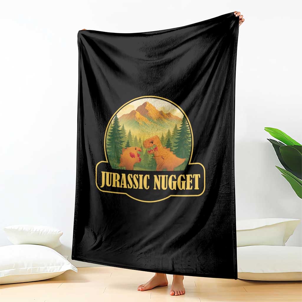 Jurassic Nugget World Dino Throw Blanket Nugget Lover Gift - Wonder Print Shop