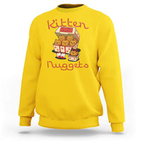 Kitten Nuggets Sweatshirt Funny Cat Lover Gift - Wonder Print Shop