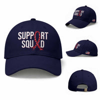 HIV AIDS Awareness Fighter Baseball Cap Support Squad Gift
