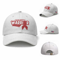 HIV Awareness Warrior Baseball Cap Red Ribbon Support Gift