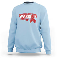 HIV Awareness Warrior Sweatshirt Red Ribbon Support Gift - Wonder Print Shop