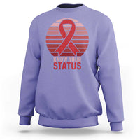 Know Your Status HIV Awareness Sweatshirt World Aids Day Gift - Wonder Print Shop