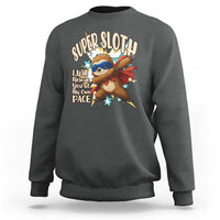 Super Sloth I Will Rescue You Sweatshirt Funny Sloth Lover Gift - Wonder Print Shop