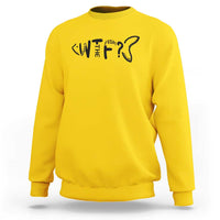 WTF Where Is The Fish Sweatshirt Funny Fisherman Gift