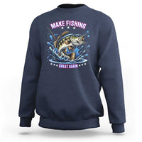 Funny Make Fishing Great Again Sweatshirt Fisherman Gift - Wonder Print Shop