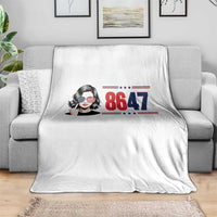 Political Activist 8647 Throw Blanket Freedom Satire Protest Graphic