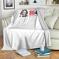 Political Activist 8647 Throw Blanket Freedom Satire Protest Graphic