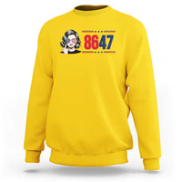 Political Activist 8647 Sweatshirt Freedom Satire Protest Graphic