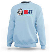 Political Activist 8647 Sweatshirt Freedom Satire Protest Graphic