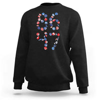 Red White Blue Seashell 8647 Sweatshirt Viral 2026 Beach Walk Satire Graphic